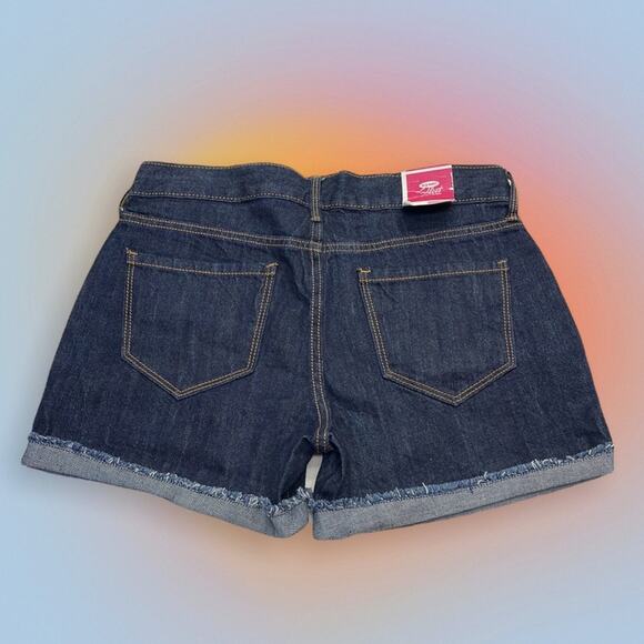 OLD NAVY Women’s 4 THE FLIRT Blue Jean Shorts - Picture 2 of 2